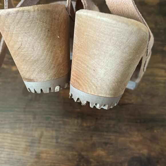 Free People MIA Abby Suede Clogs Size 36 in blush pink - Picture 8 of 11
